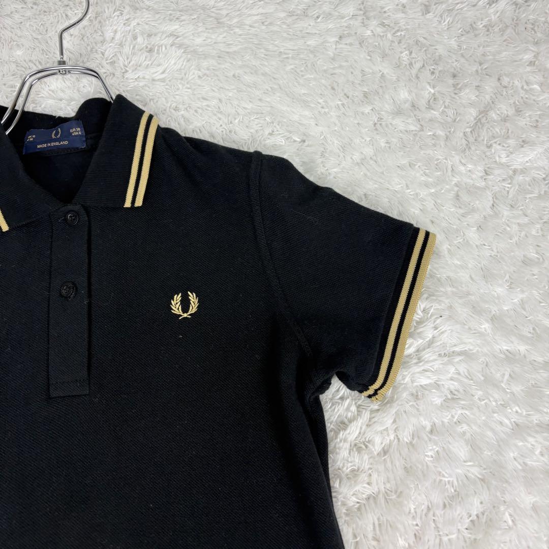 大人気　M12 英国製　フレッドペリー　ポロシャツ　半袖　38 M 黒　金 楽天市場】フレッドペリー FREDPERRY ポロシャツ 半袖 メンズ