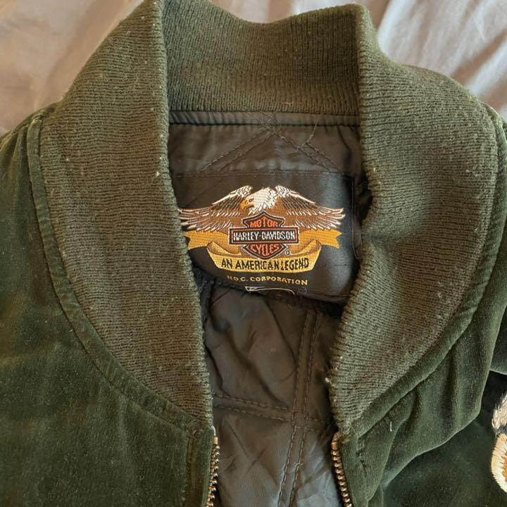 人気限定品 オール刺繍90s ハーレーダビッドソン ベロアスカジャン zu0AP-m44342179554 ビンテージ 総合1位