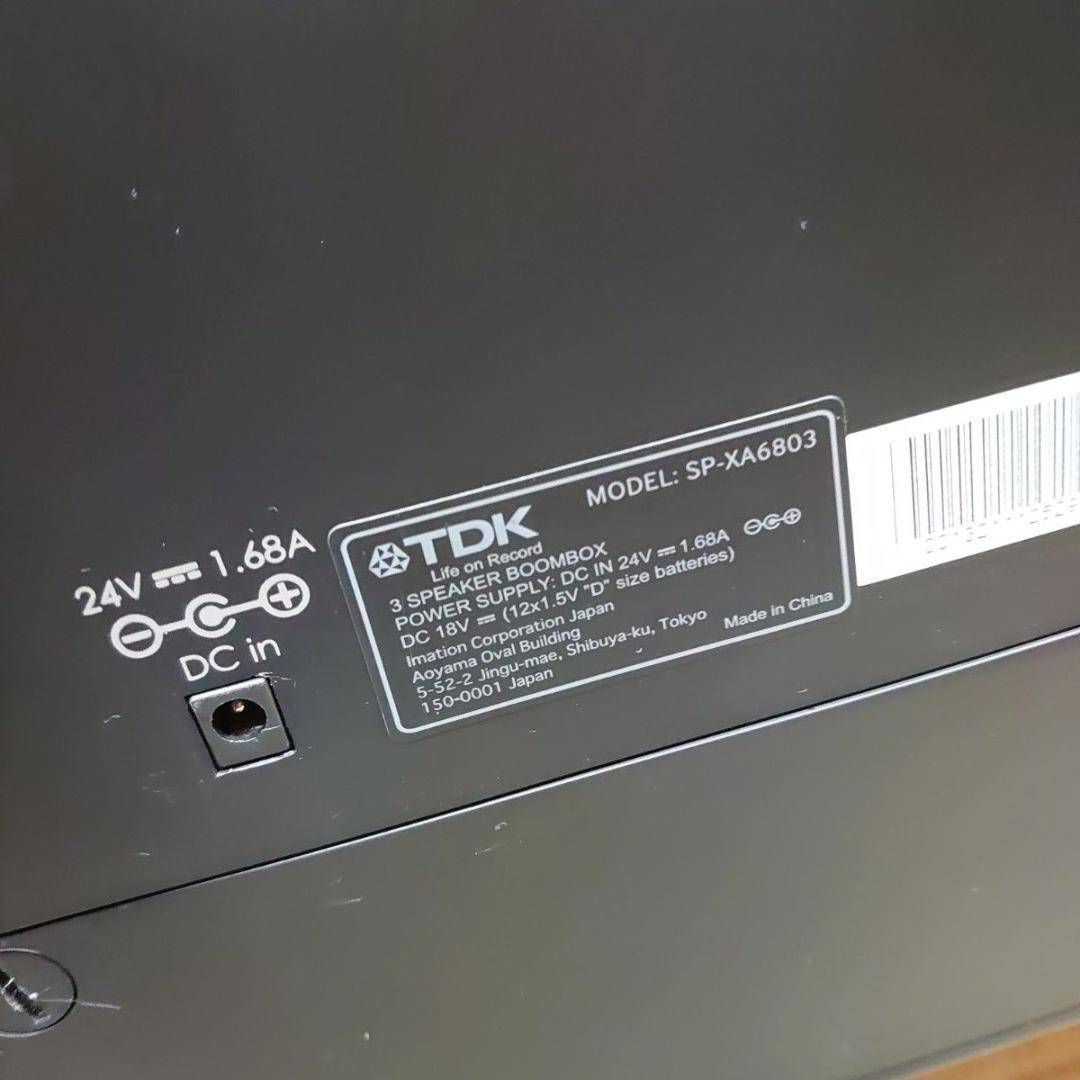 TDK SP-XA6803 3speaker Boombox ブラック