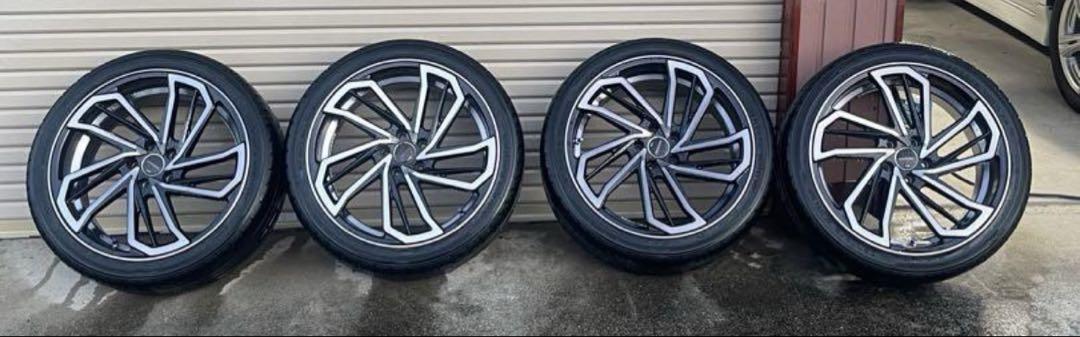 送料込 AME製ホイール＆タイヤ4本セット 245/40R20・8.5J +38