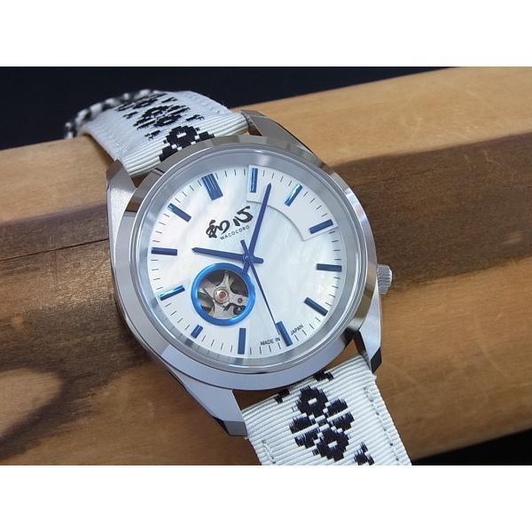 和心 メンズ腕時計 WA004M-C 自動巻き式 博多織バンド 【日本製 新品】