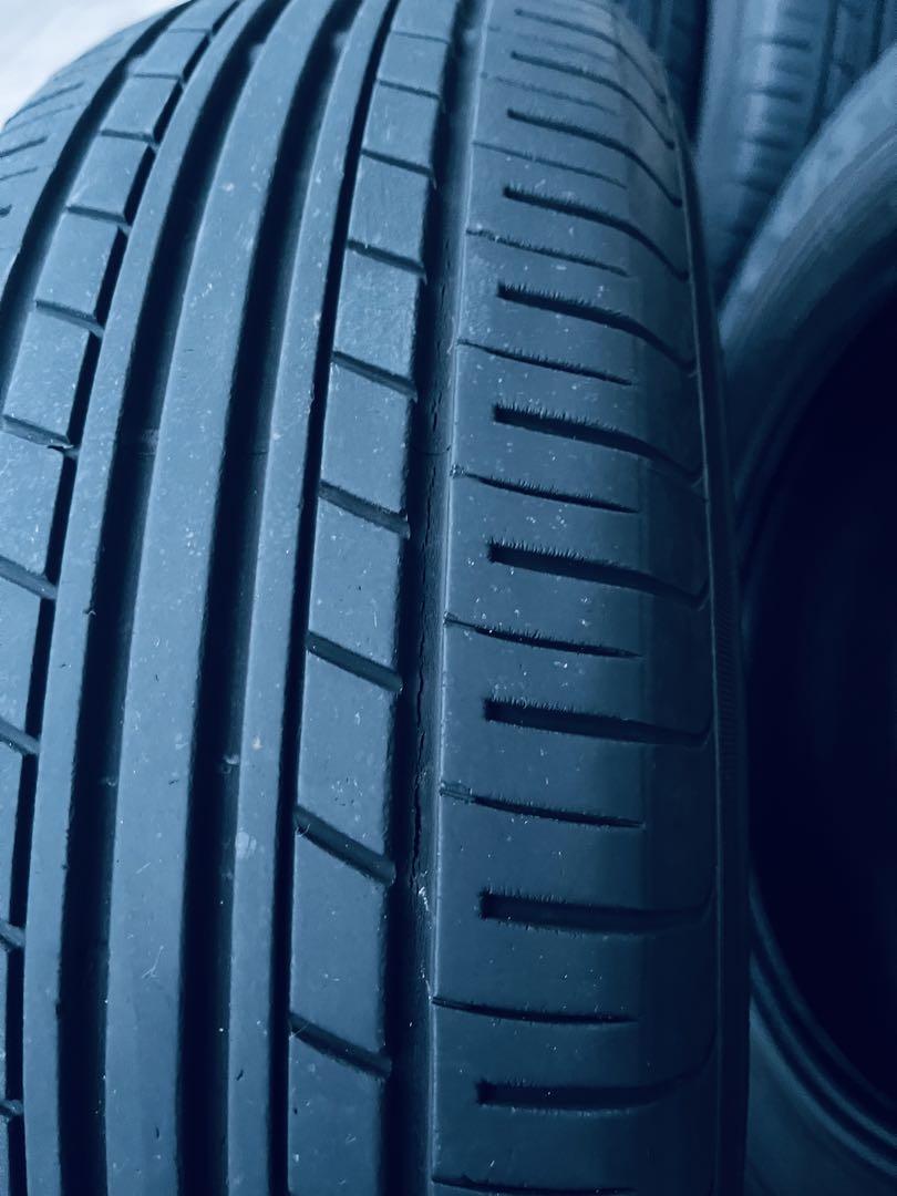【送料込】バリ溝 185/70R14 ヨコハマ ECOS 2019年製