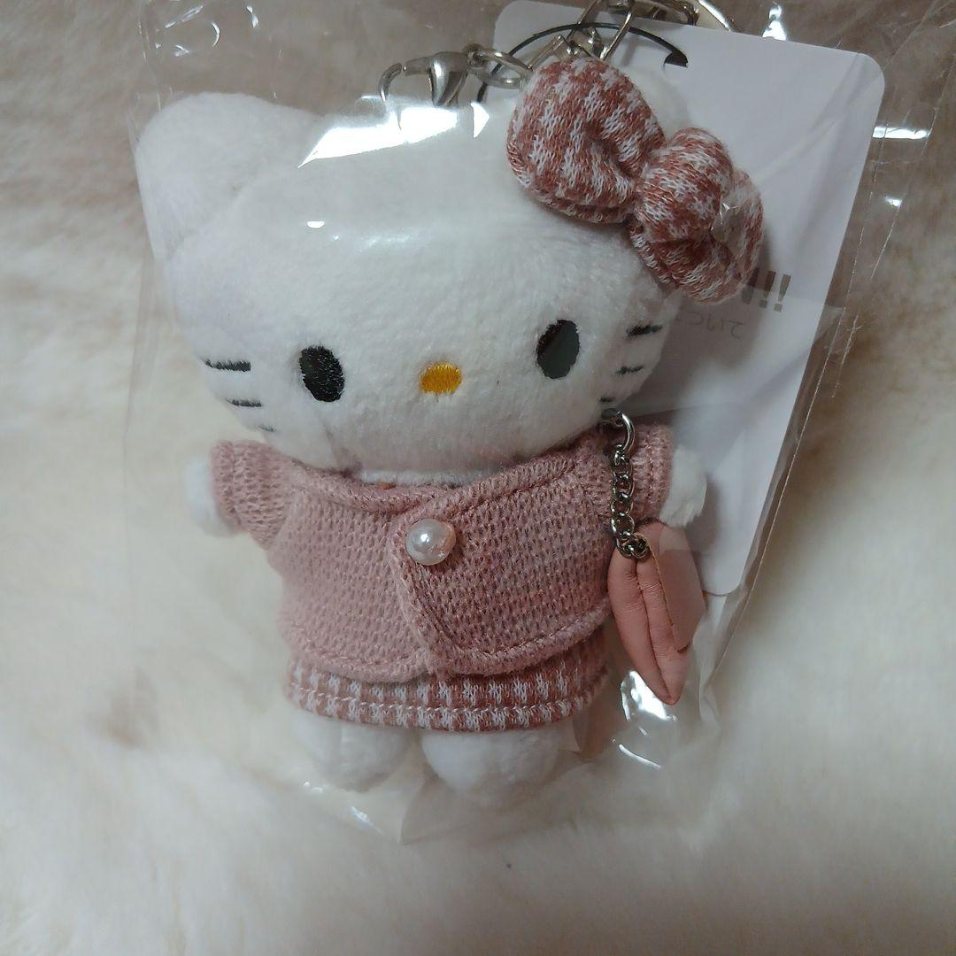 LOWRYSFARM キティ トイキーホルダー ツイード ピンク - メルカリ