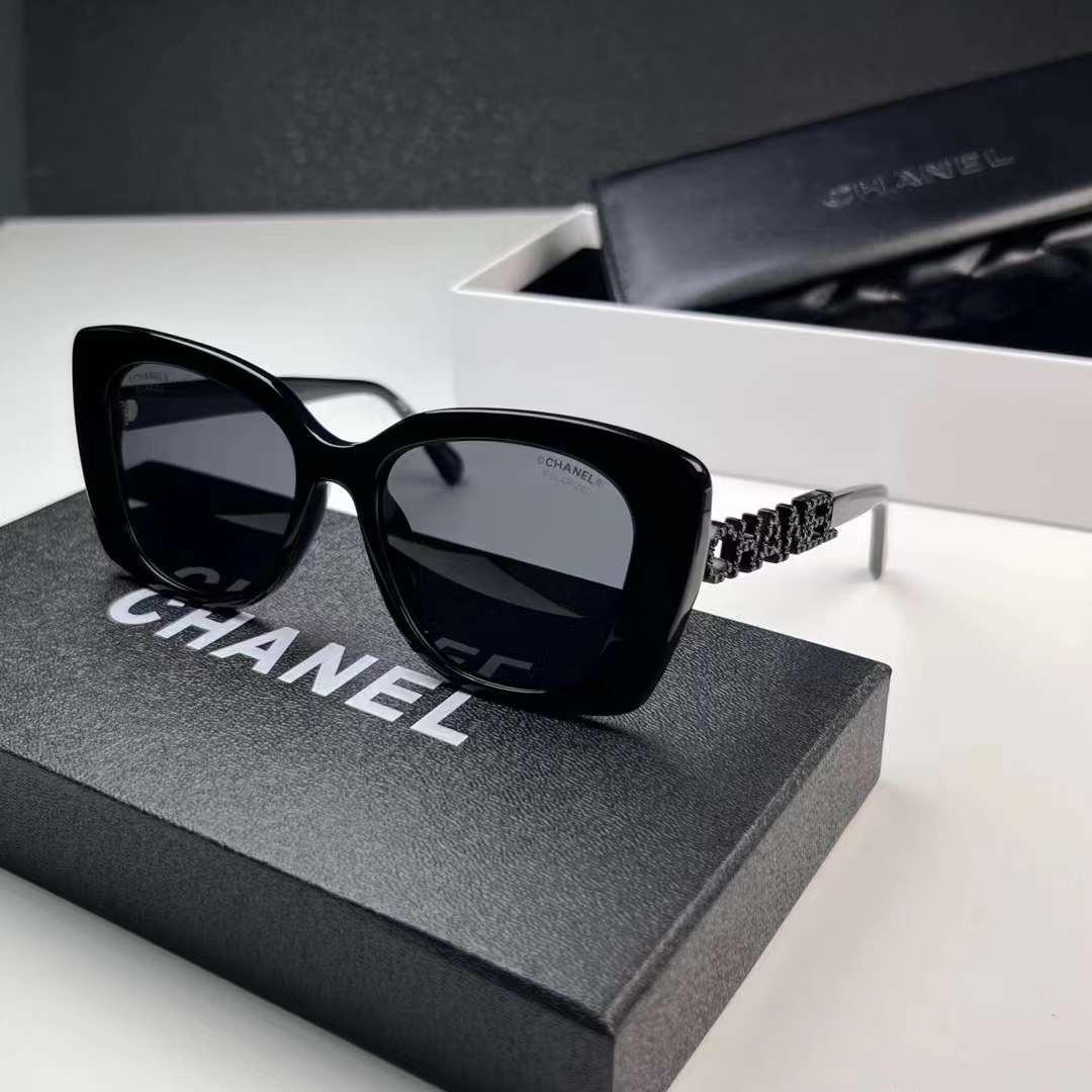 CHANEL ブラック キャットアイサングラス - メルカリ