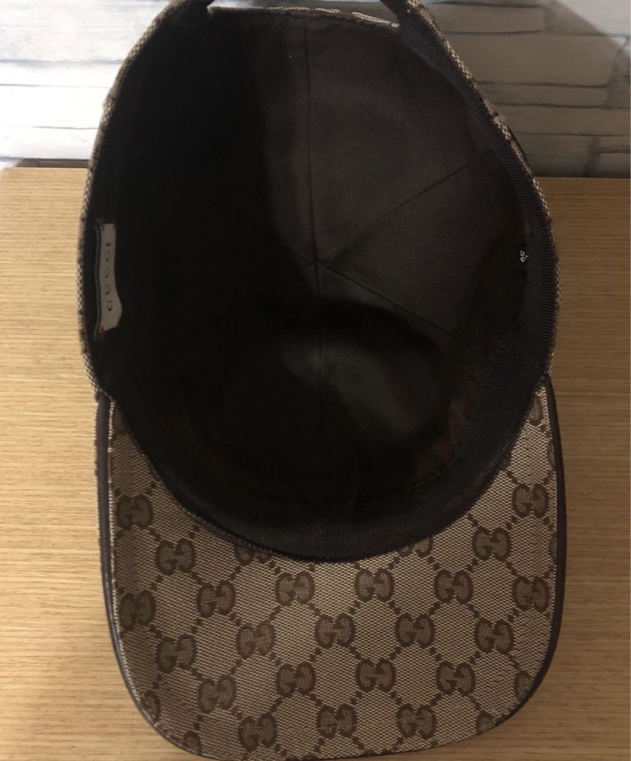GUCCI グッチ GGパターンベースボールキャップ　Lサイズ