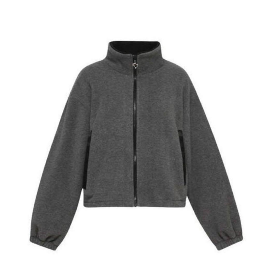 the Virgins heart charm zip fleece