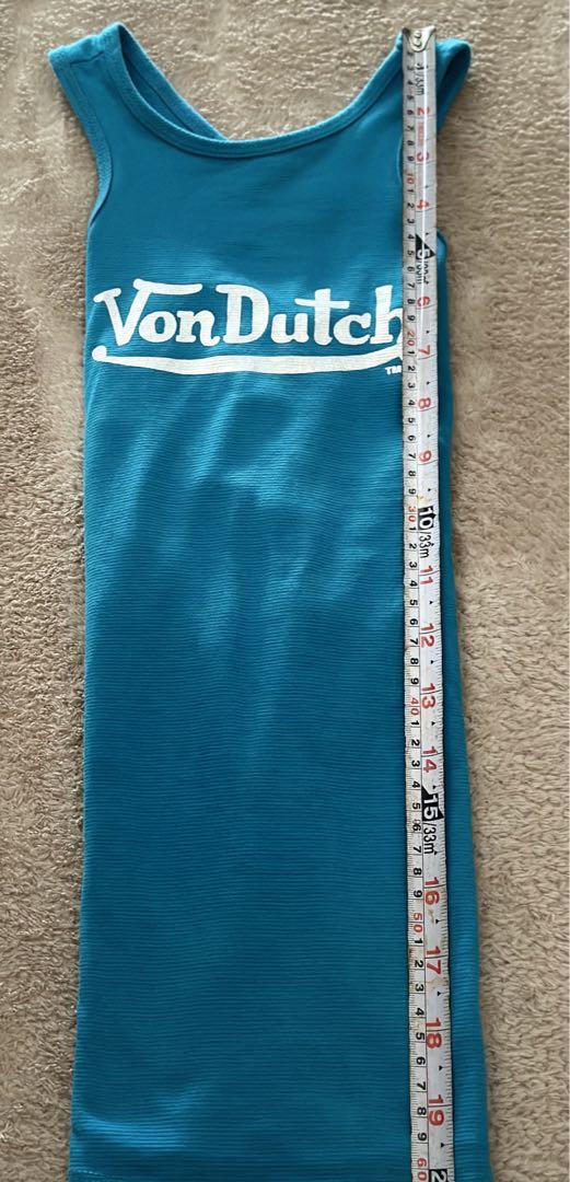 Von Dutch 赤 タンクトップ - メルカリ