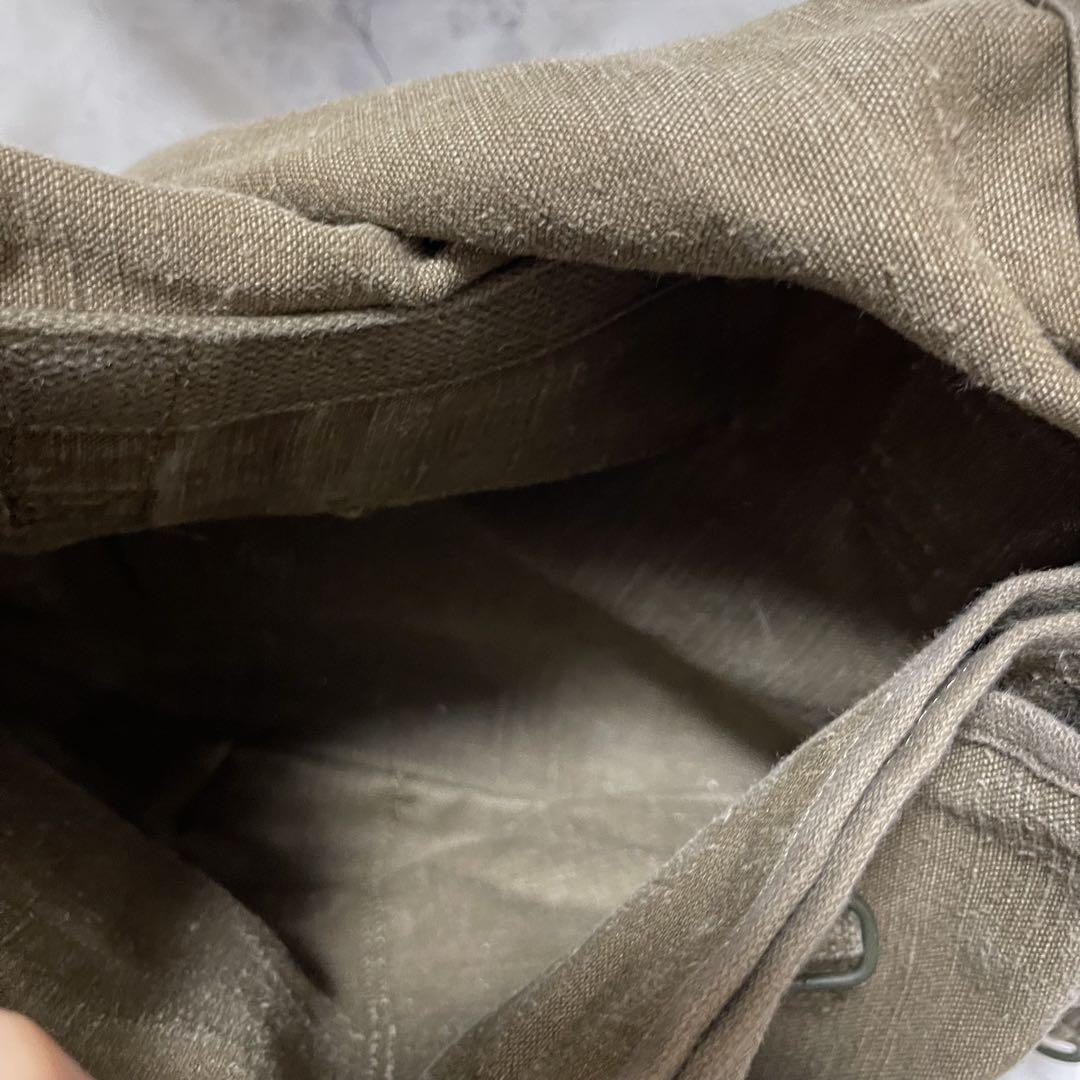 【ヴィンテージ】 フランス軍 TTA LINEN SHOULDER BAG