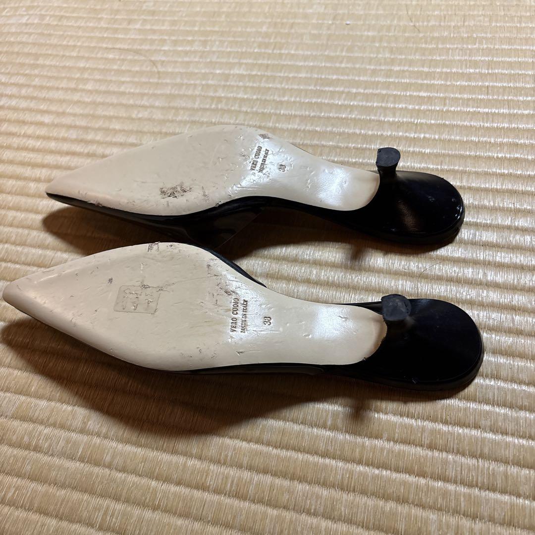 BRENTELLA ALIDEA MULE ブラック 37