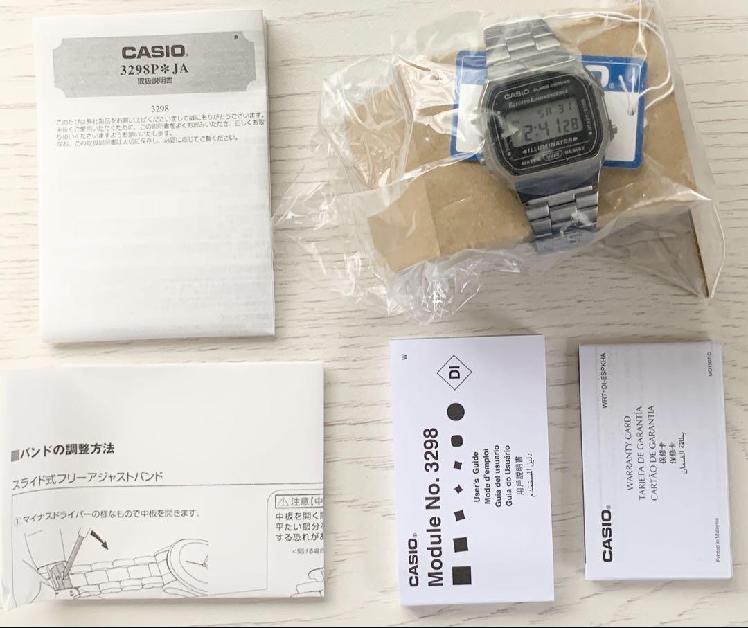 CASIO デジタル腕時計 A168WGG-1A チープカシオ
