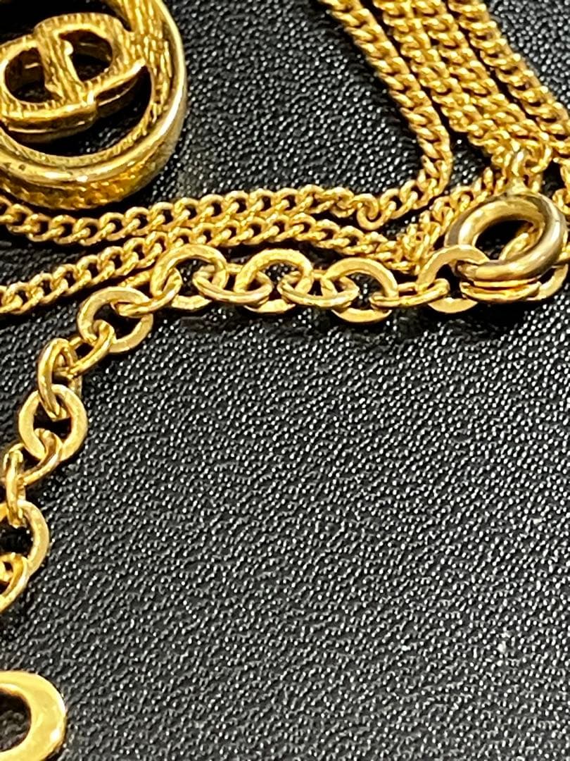 Dior クリスチャンディオール✨CDロゴ ネックレス ヴィンテージ ゴールド Dior クリスチャンディオール✨CDロゴ ネックレス ヴィンテージ ゴールド