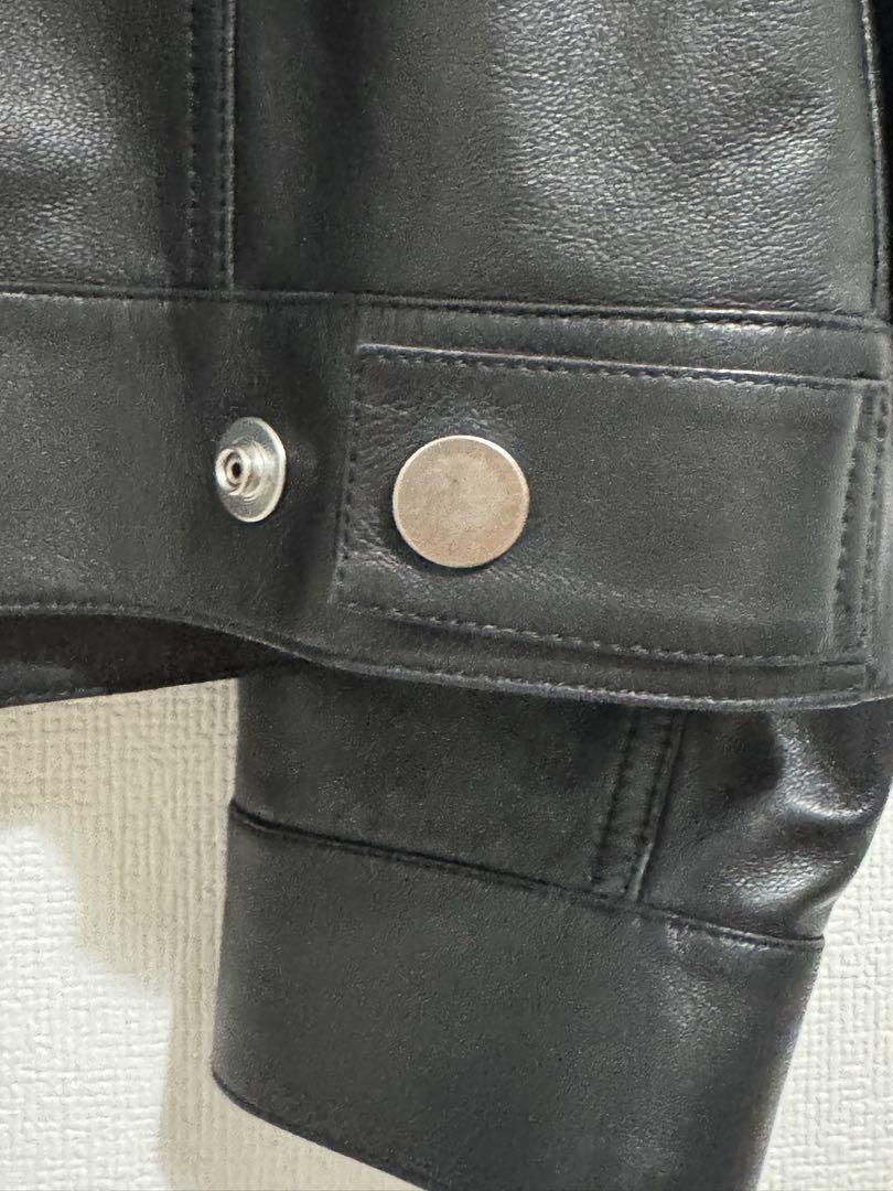 theory men シープレザーブルゾン sizeM
