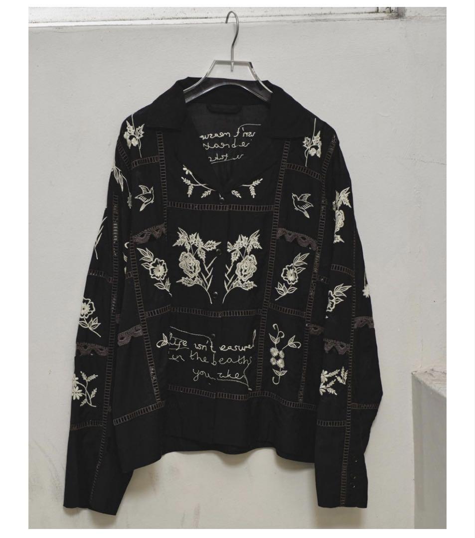 TODAYFUL Embroidery Patchwork Shirts