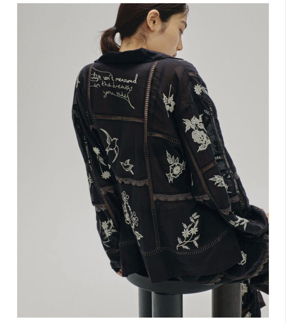 TODAYFUL Embroidery Patchwork Shirts