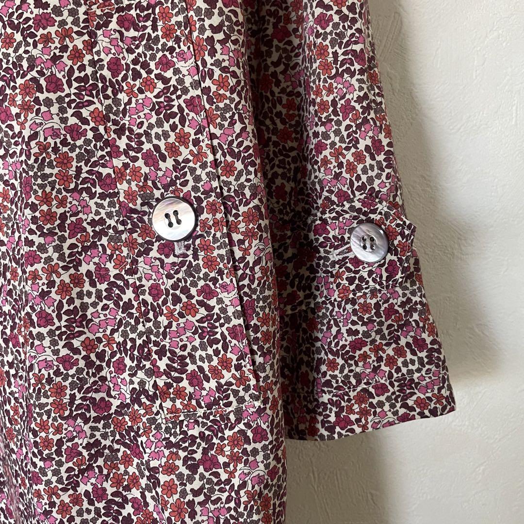 美品★BEAMS BOYリバティ 薄手コート 日本製