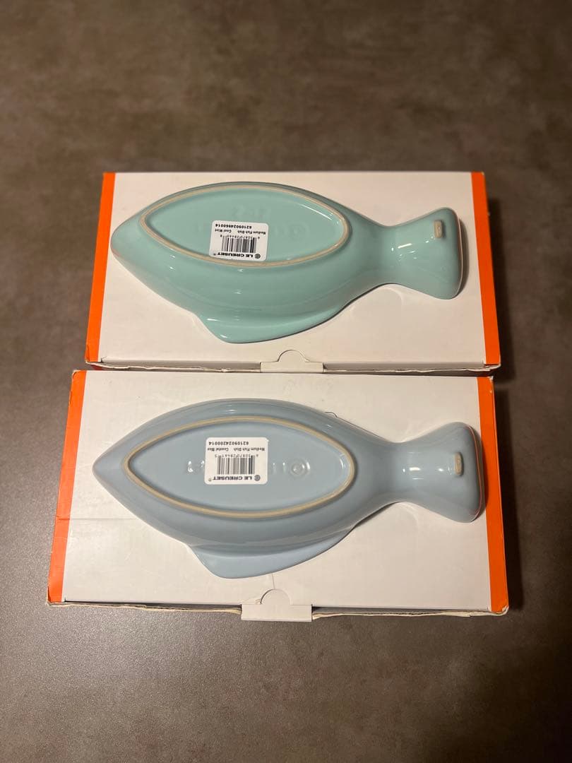 完売品 新品 ル・クルーゼ 深皿 皿 魚 フィッシュ・ディッシュ M 2枚 限定 完売品 新品 ル・クルーゼ 深皿 皿 魚 フィッシュ・ディッシュ M 2枚 限定