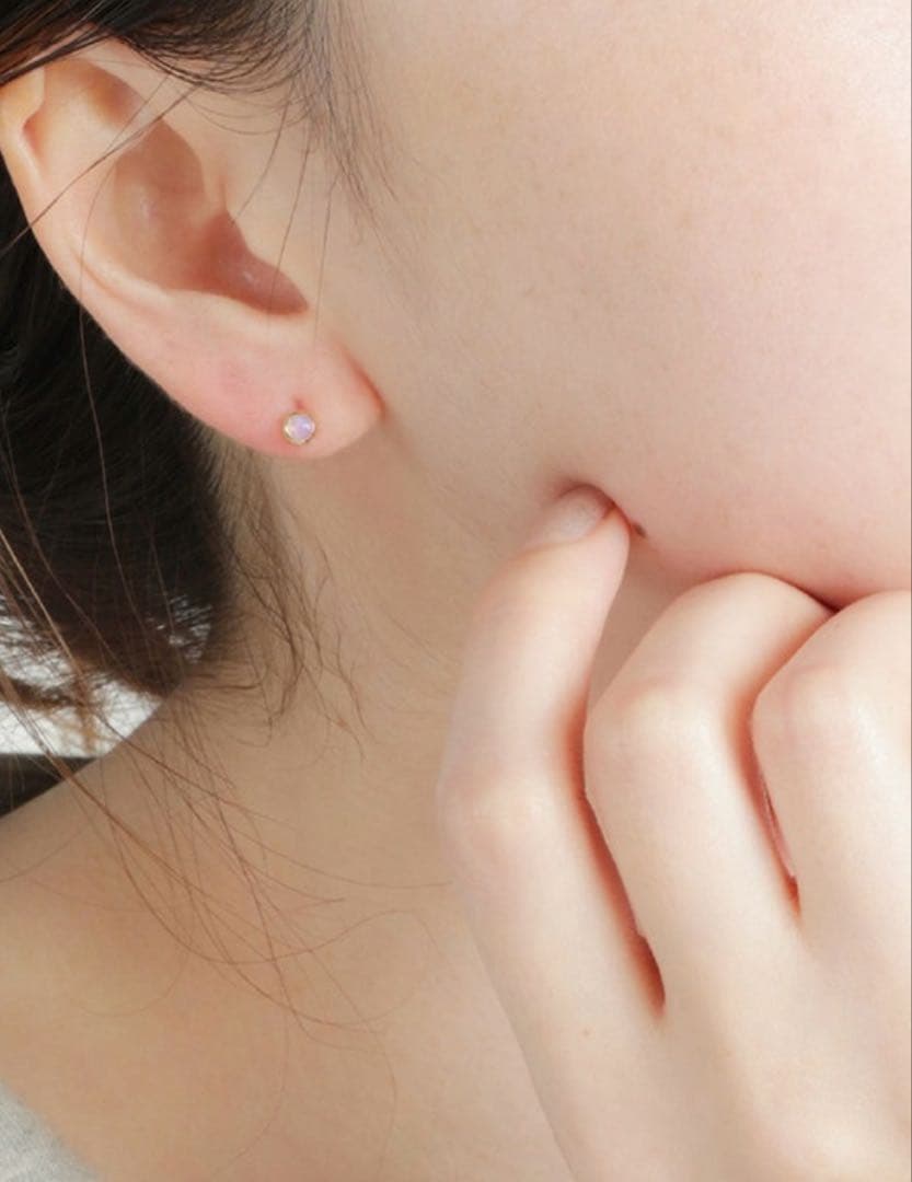 Jouete K10YG オパール ピアス Jouete K10YG オパール ピアス