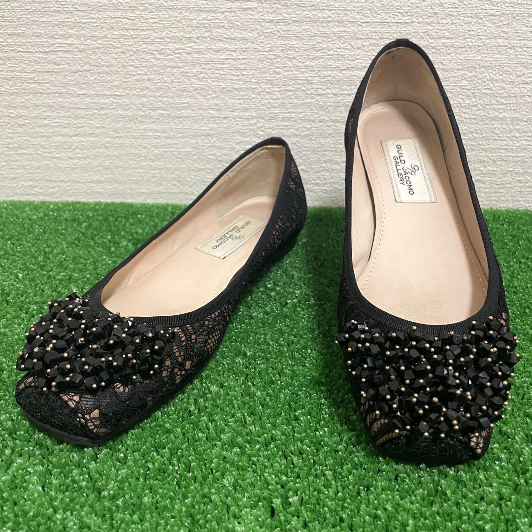 gjg GUILD JACOMO GALLERY レース　花柄　シューズ