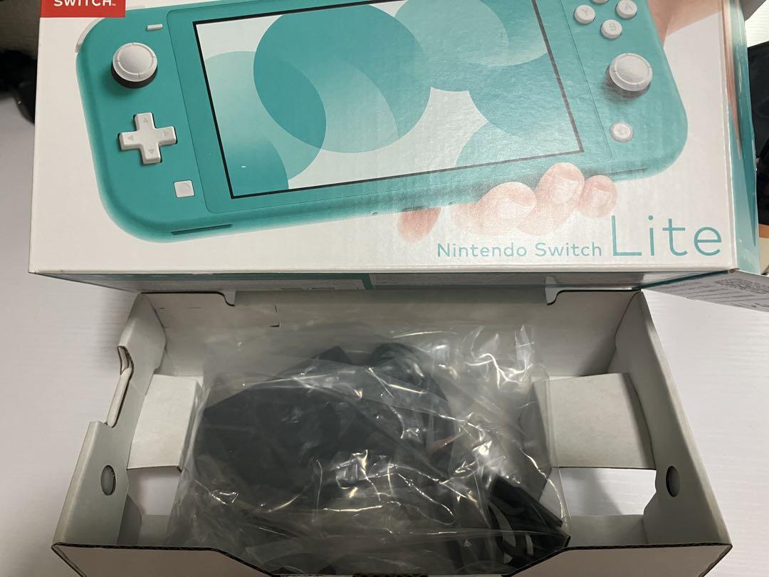 nintendo switch lite 本体 箱充電器あり