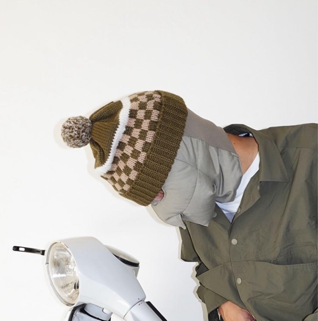 限定値下！PACS/ Checker Tone Beanie (Olive)