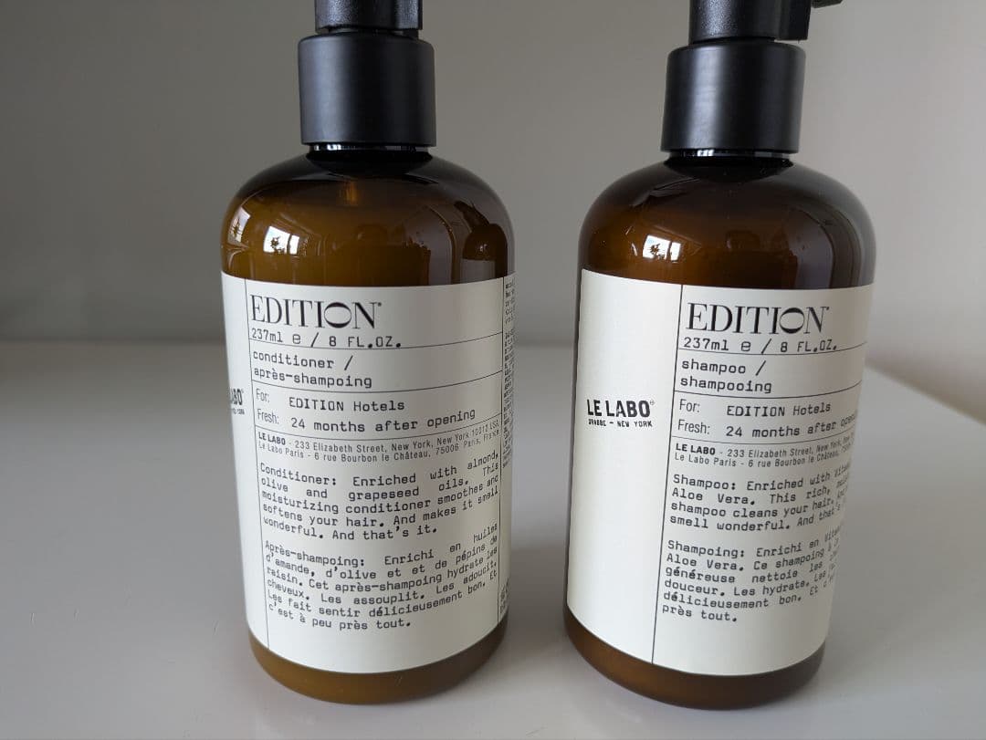 新品LE LABO EDITIONシャンプー・コンディショナーセット237ml 新品LE LABO EDITIONシャンプー・コンディショナーセット237ml