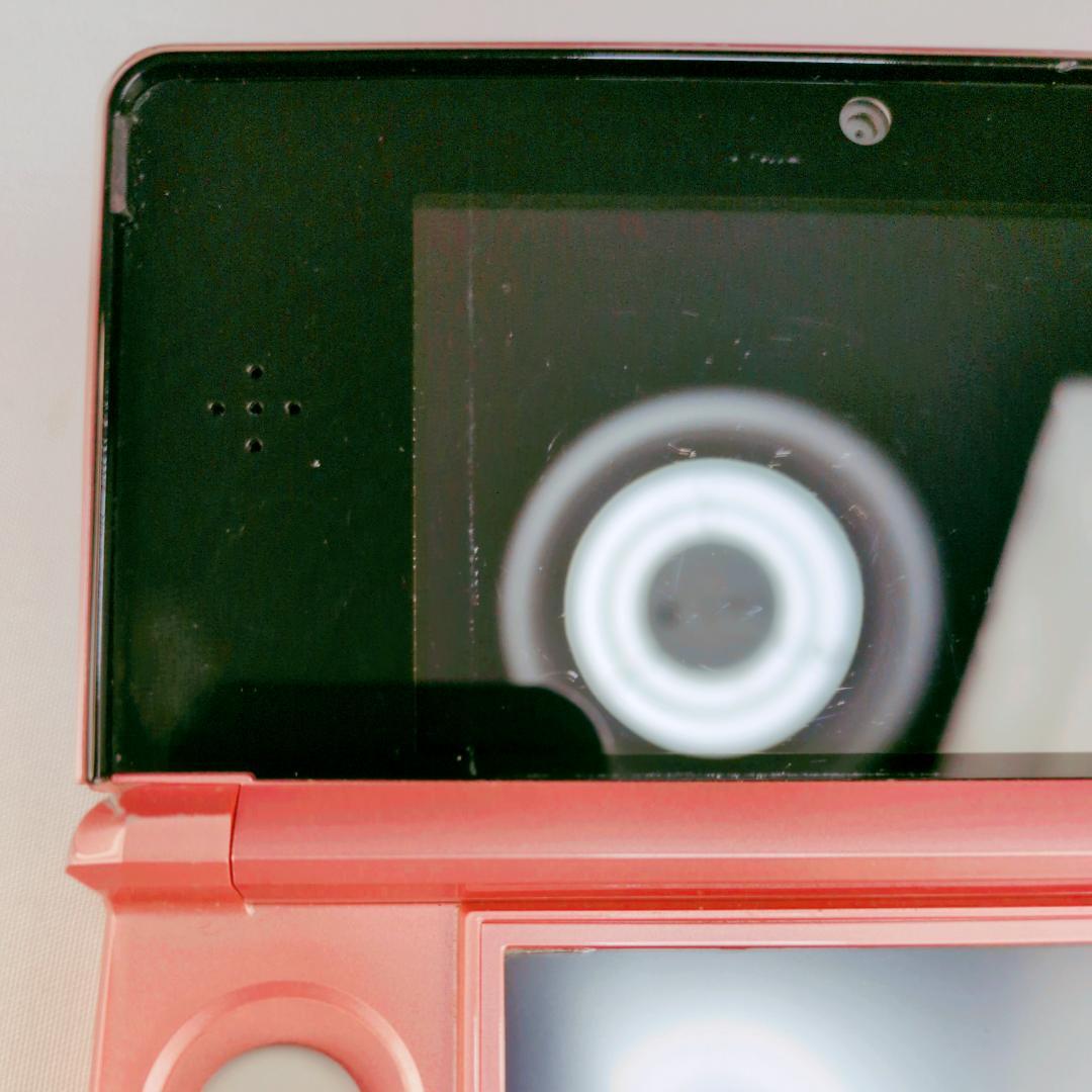 ニンテンドー3DS 本体 動作確認済み ピンク　7647-0268