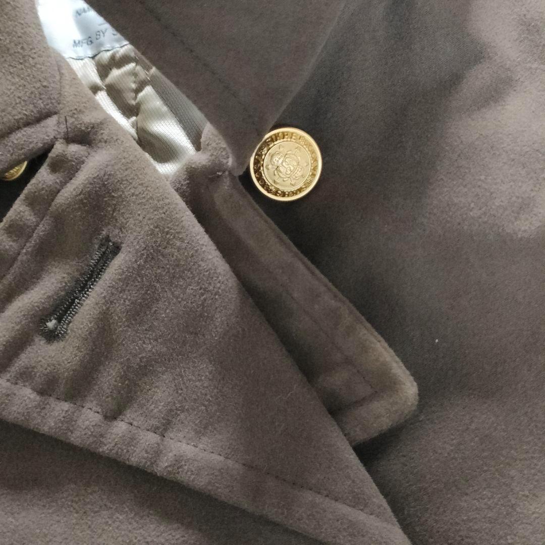 希少 ショット Schott 金ボタン 牛革 Pコート ジャケット サイズ40