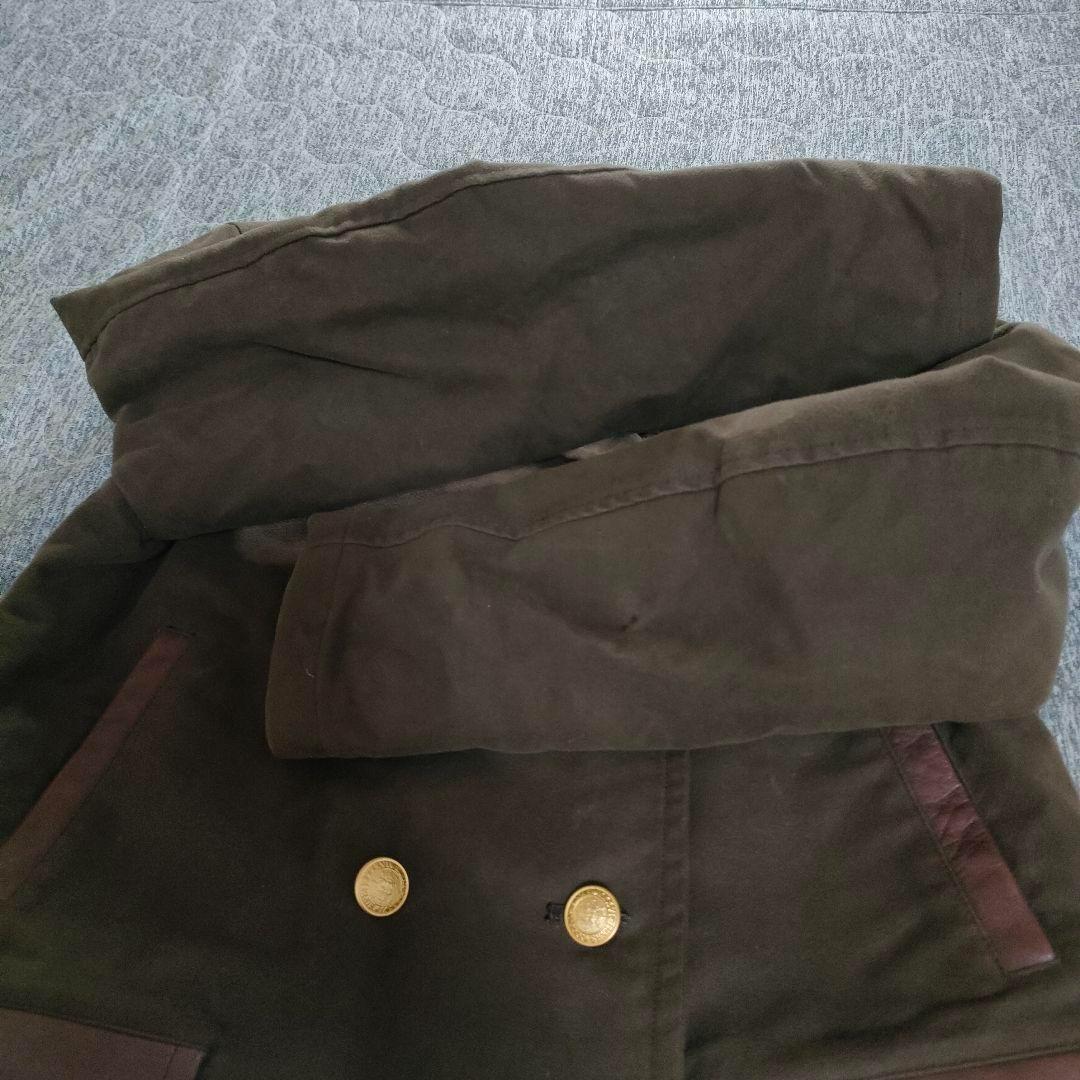 希少 ショット Schott 金ボタン 牛革 Pコート ジャケット サイズ40