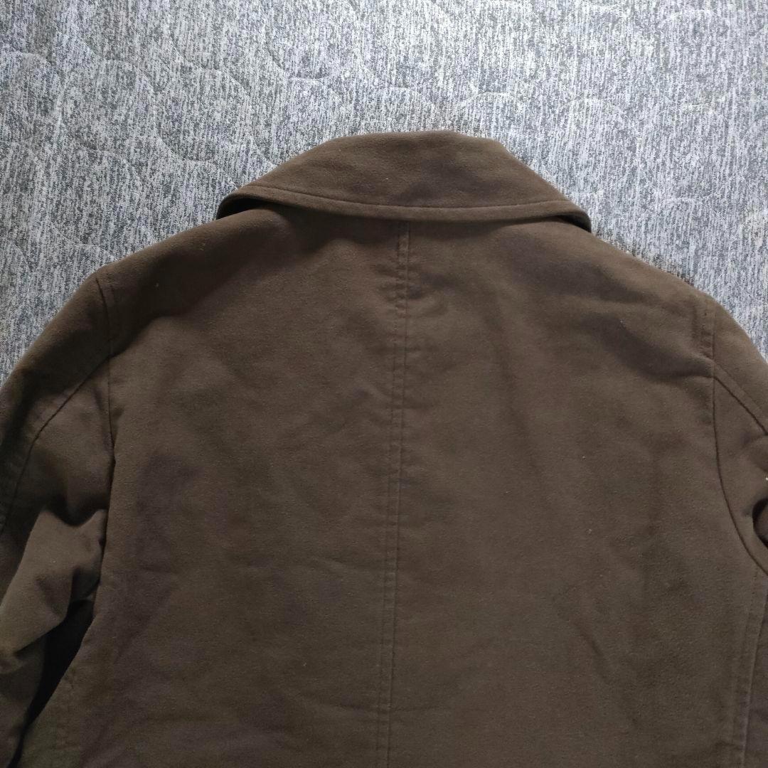 希少 ショット Schott 金ボタン 牛革 Pコート ジャケット サイズ40