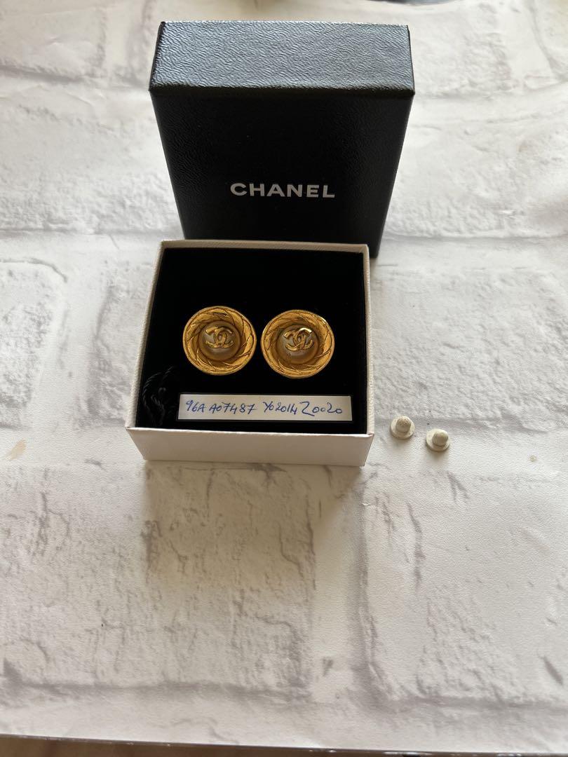 【VINTAGE】シャネル ココマーク パールイヤリング オールド シャネル CHANEL イヤリング パール ココマーク