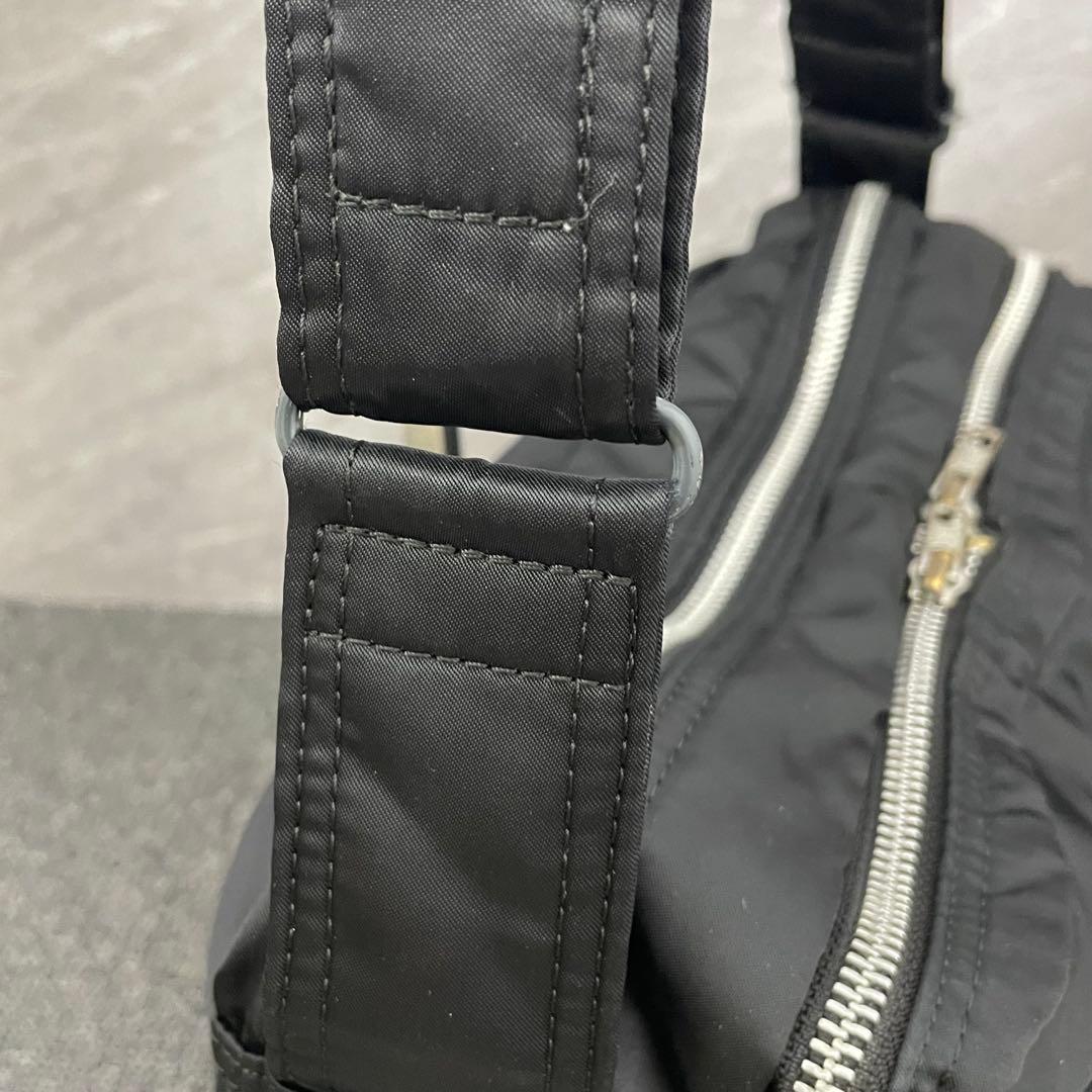 人気✨ PORTER タンカー ショルダーバッグ Lサイズ ブラック 2層