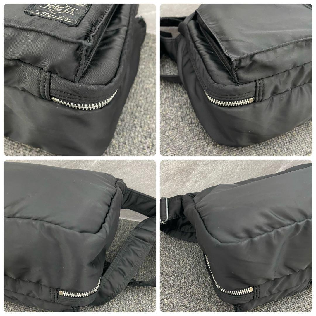 人気✨ PORTER タンカー ショルダーバッグ Lサイズ ブラック 2層