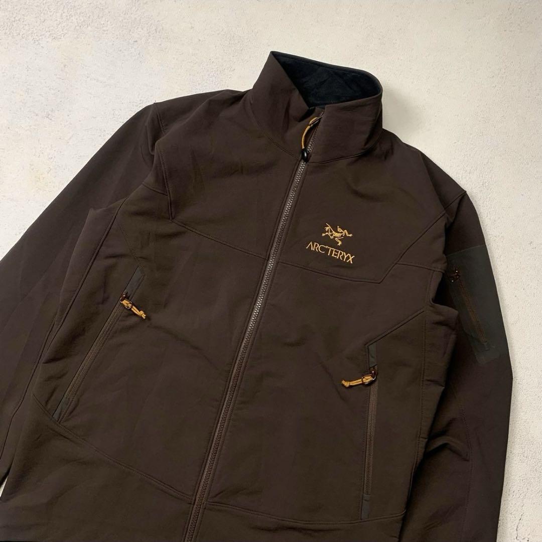 激レア Arc'teryx 金刺繍 Gamma Jacket Brown M 茶 激レア Arc'teryx 金刺繍 Gamma Jacket Brown M 茶