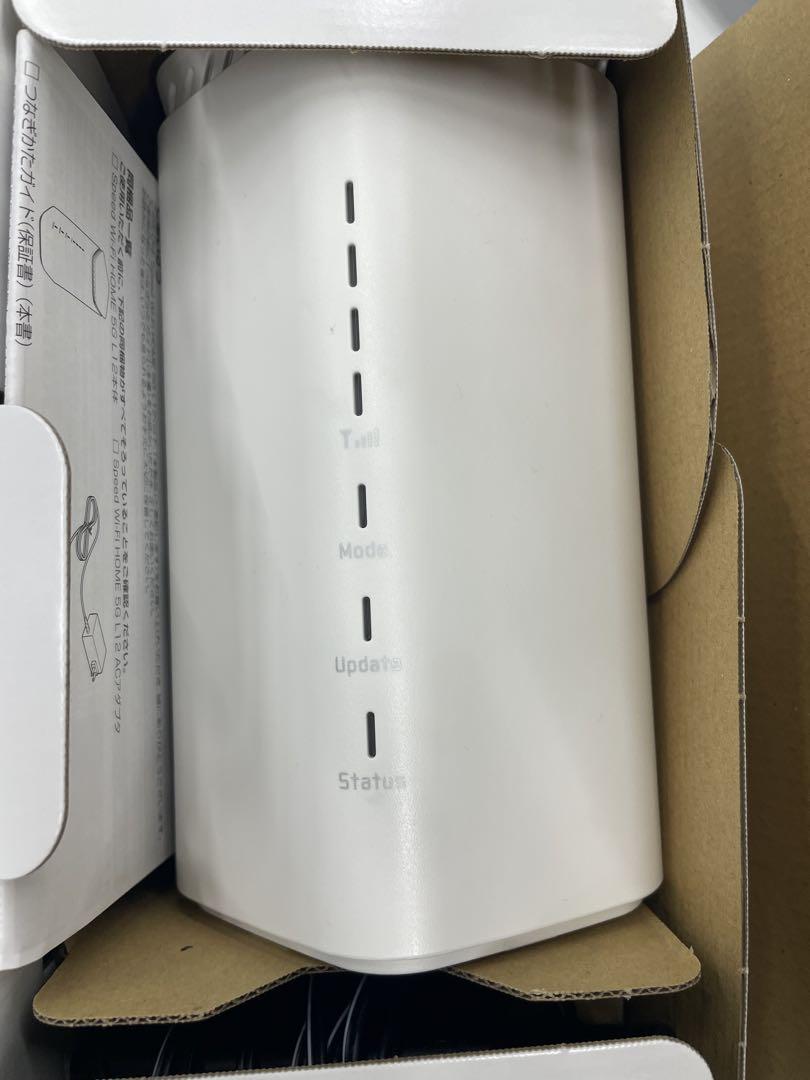 Speed Wi-Fi  5G L12 ホワイト