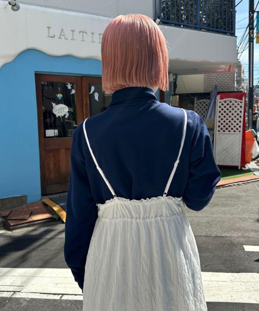 Alley Tokyo ヴィンテージっぽワンピ ホワイト キャミワンピース セール】ヴィンテージっぽワンピ（ワンピース）｜Alley Tokyo