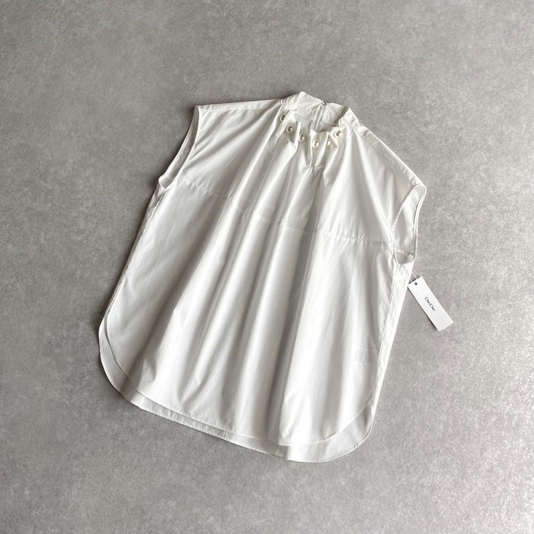 DOUDOU BIGパールネック ブラウス WEB限定