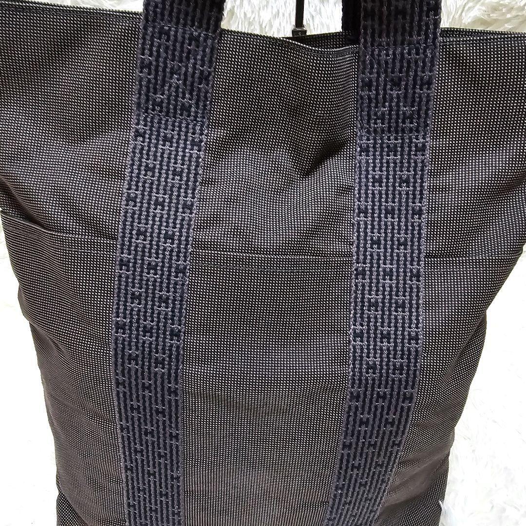 HERMES エルメス トートバッグ キャンバス エールライン カバス
