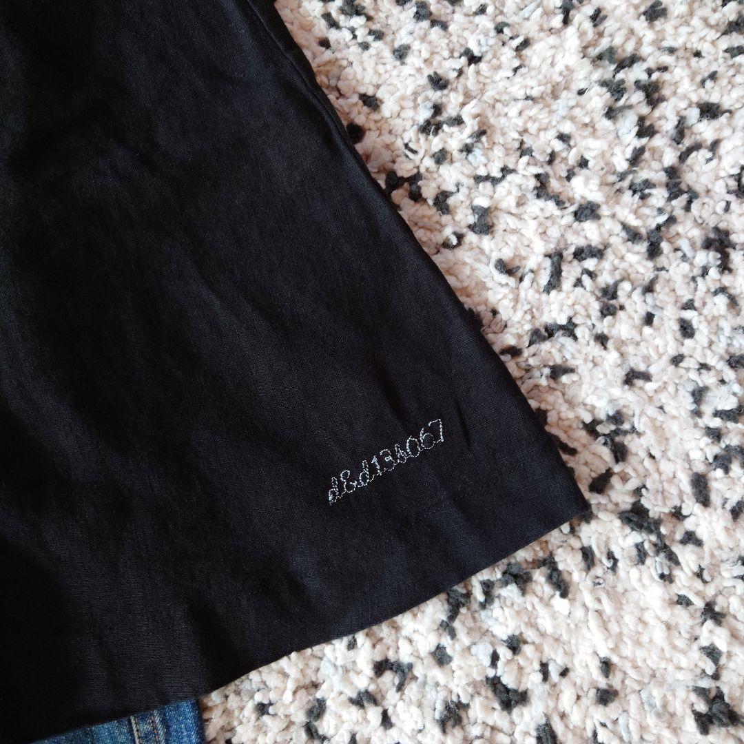 美品 作家作製 Aライン リネン ワンピース 後染め D&DEPARTMENT
