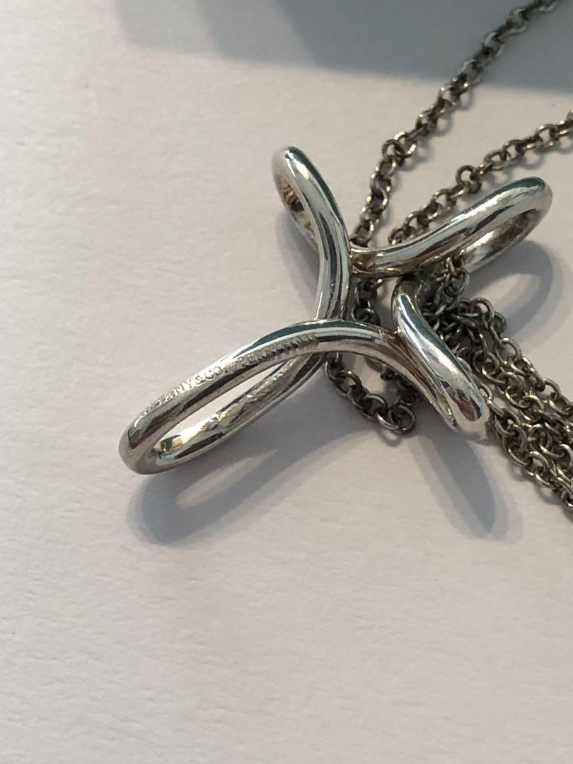 【最終値下げ】Tiffany ティファニー クロス ネックレス