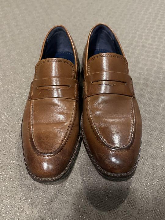 美品　コールハーン　イタリア製　23センチ　ローファー　キャメル コール ハーン ヨーク ボウ ローファー womens. 12000 | COLE_HAAN