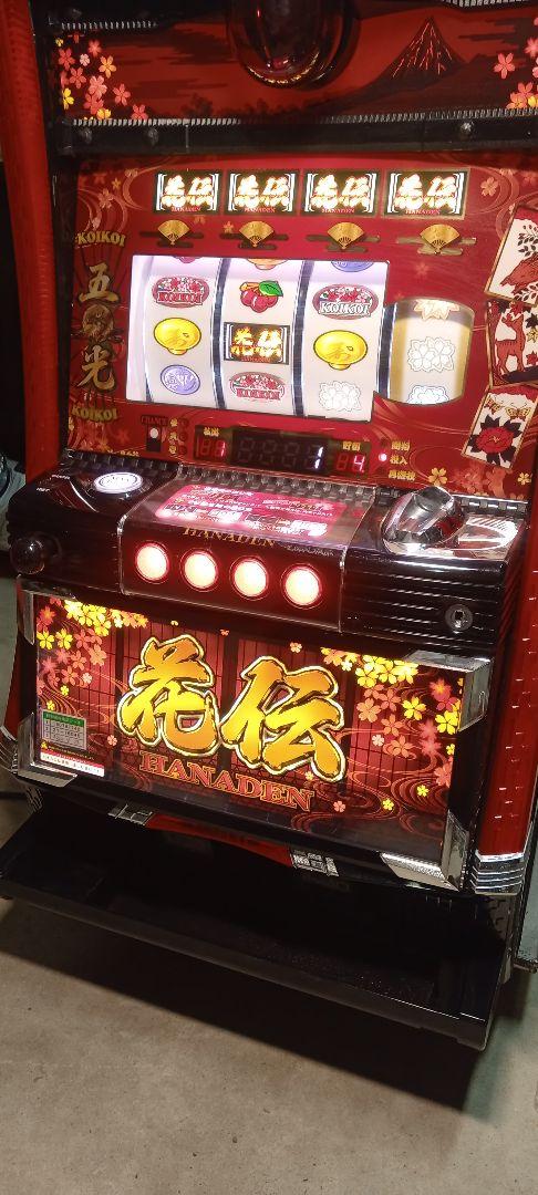 送料込　パチスロ　実機　アムテックス　花伝　M4 家庭用電源