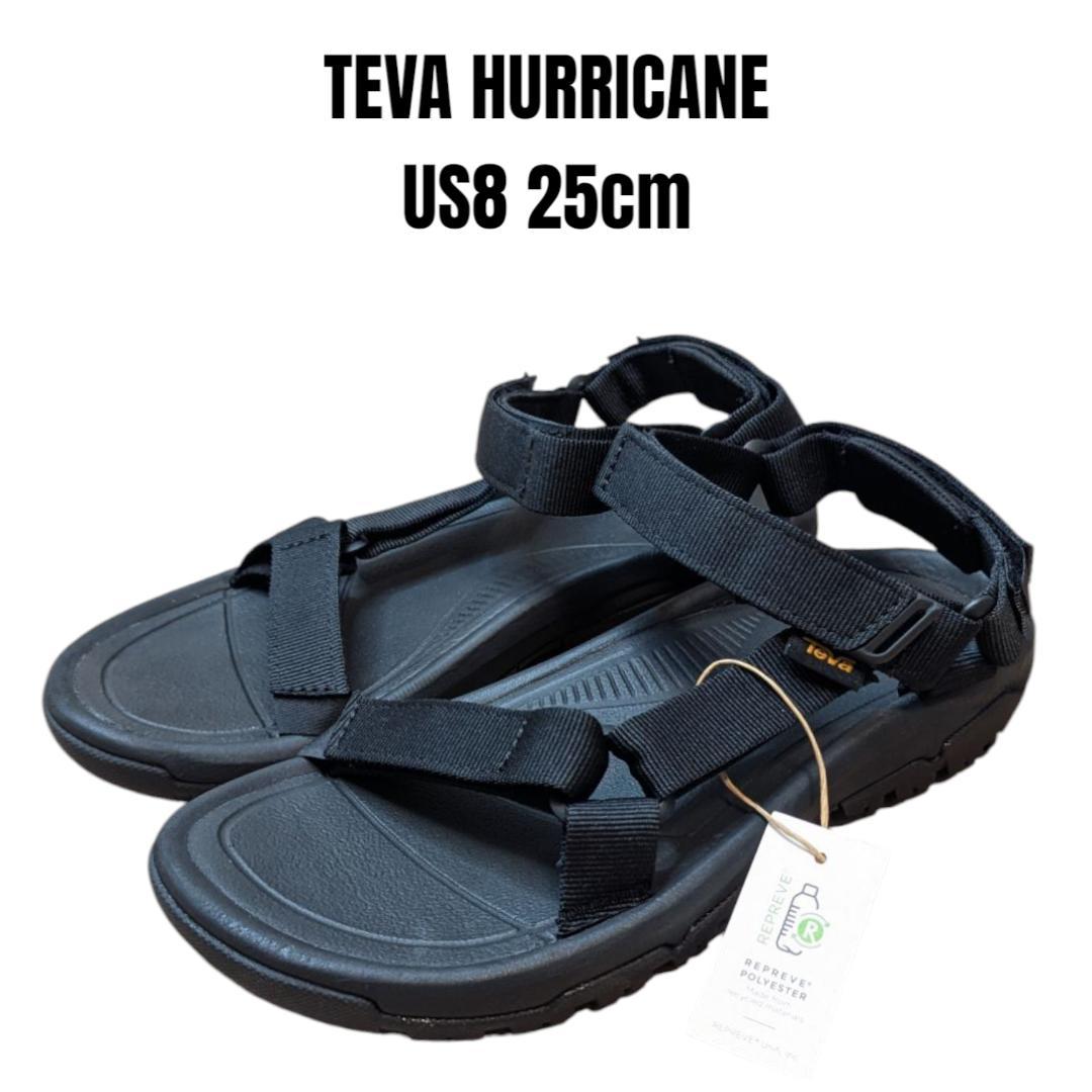 ほぼ未使用 TEVA HURRICANE テバ ハリケーン 25cm ブラック