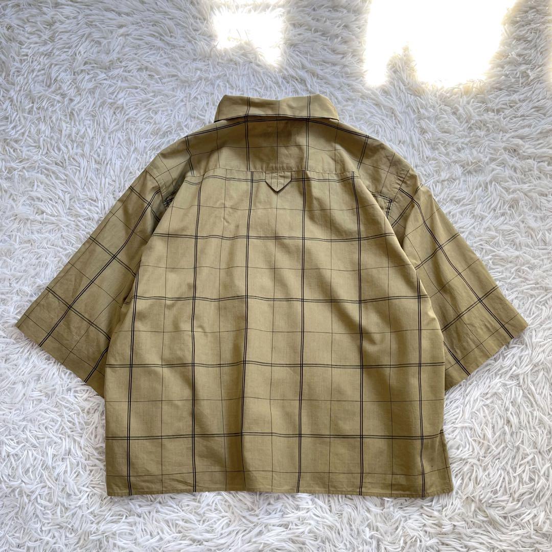 美品・23SS】マーガレットハウエル 5分袖シャツ ブラウス