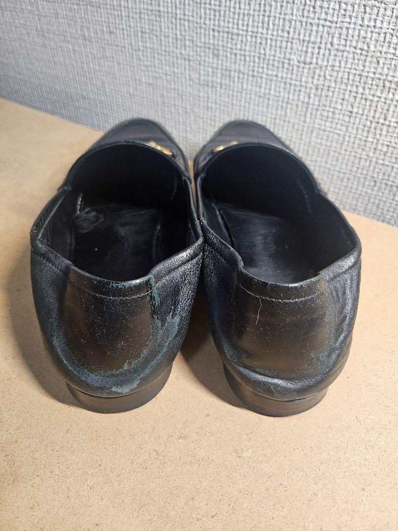 GUCCI ブラックレザービット ローファー