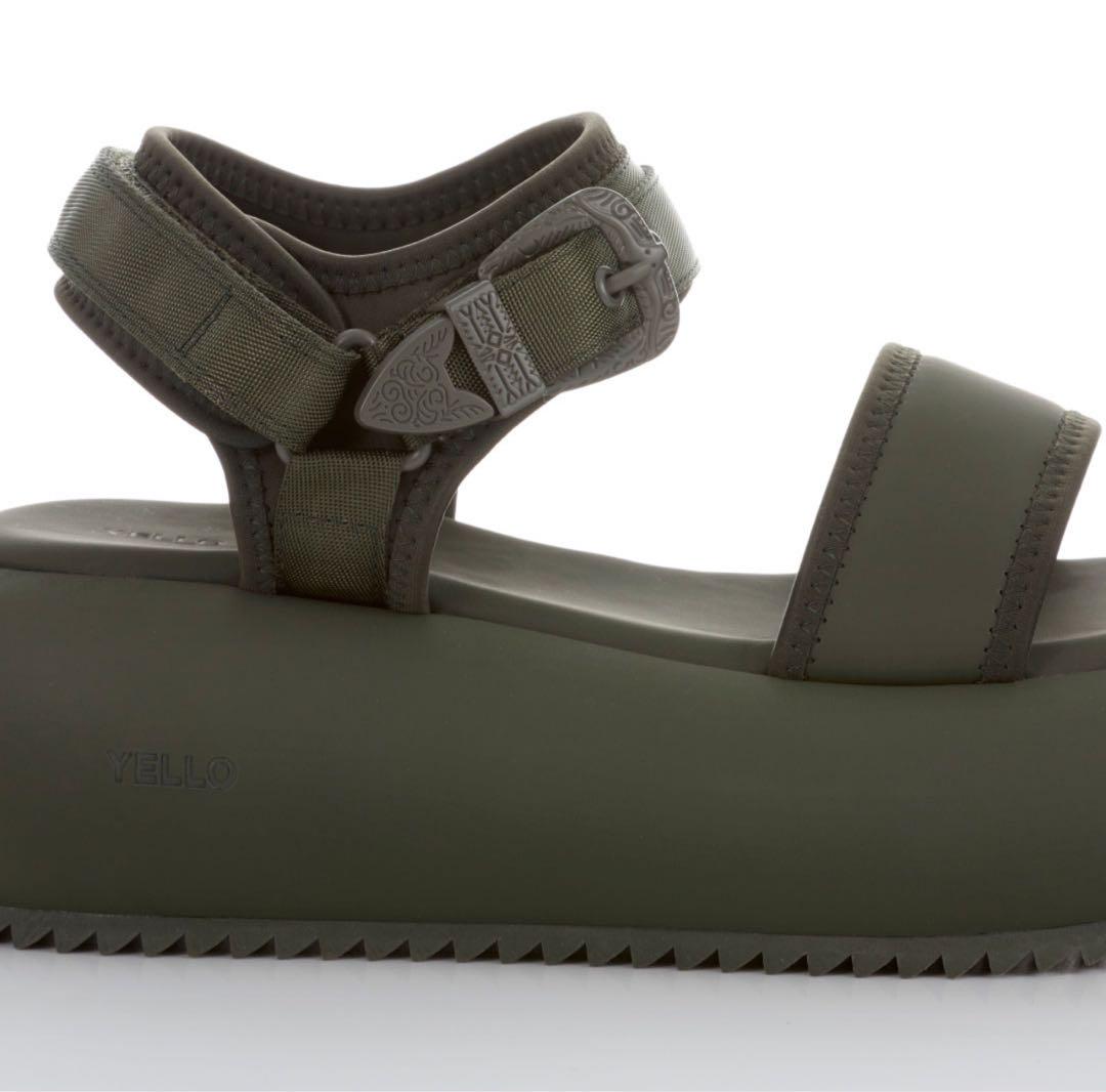 靴 YELLO BOSCO LOW HEEL PLATFORM