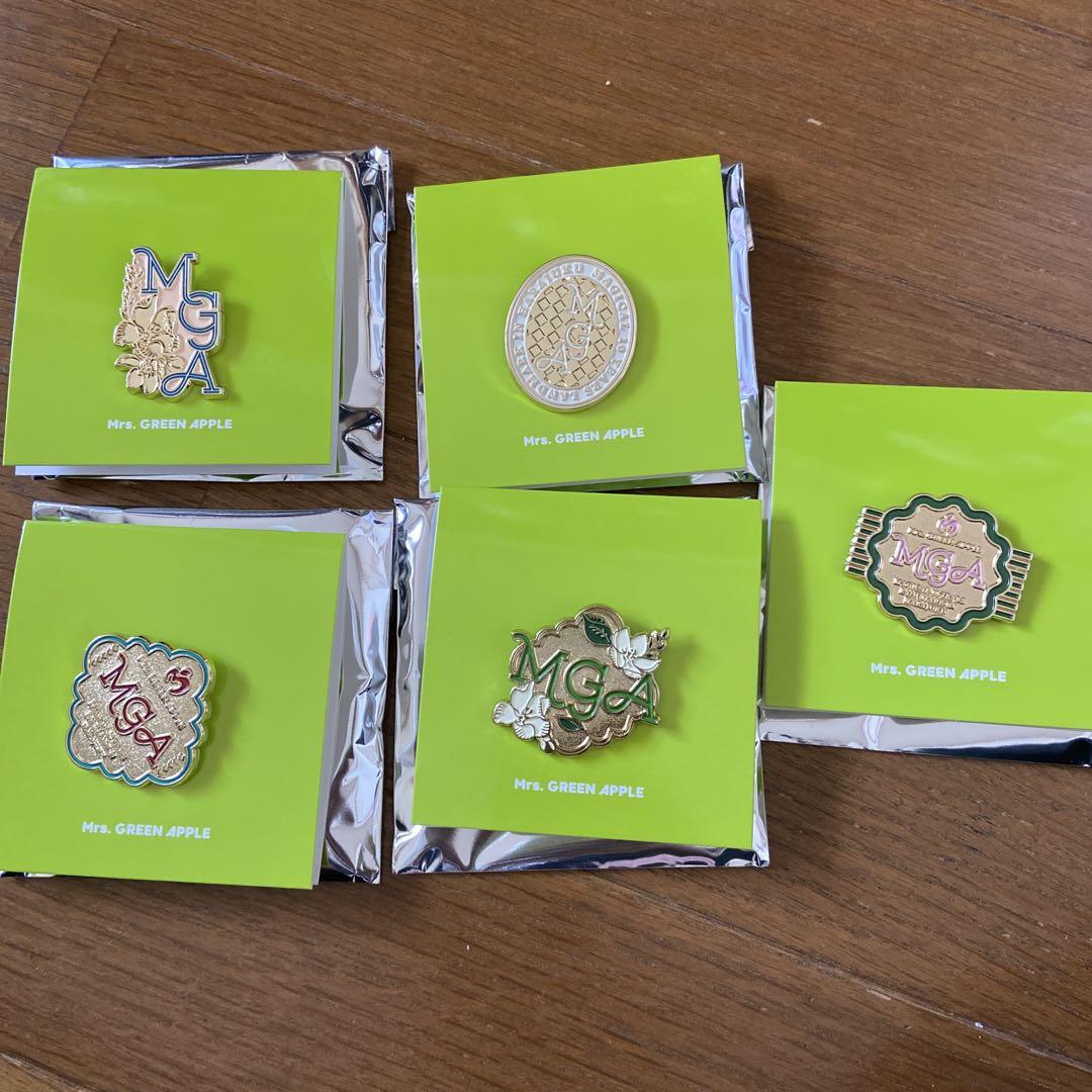 Mrs.GREEN APPLE ポップアップ　ガチャ　ピンバッチ　コンプ 4,550円