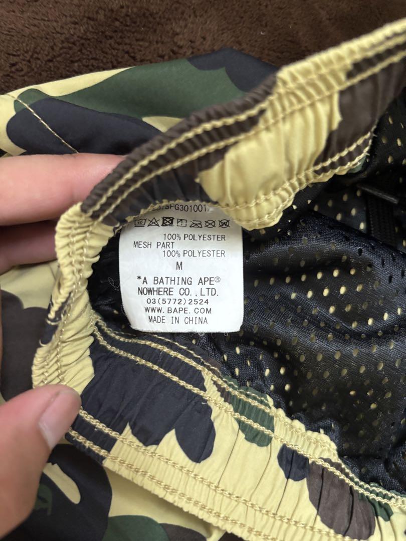 BAPE APE カーゴ ハーフパンツ アベイシングエイプ　迷彩