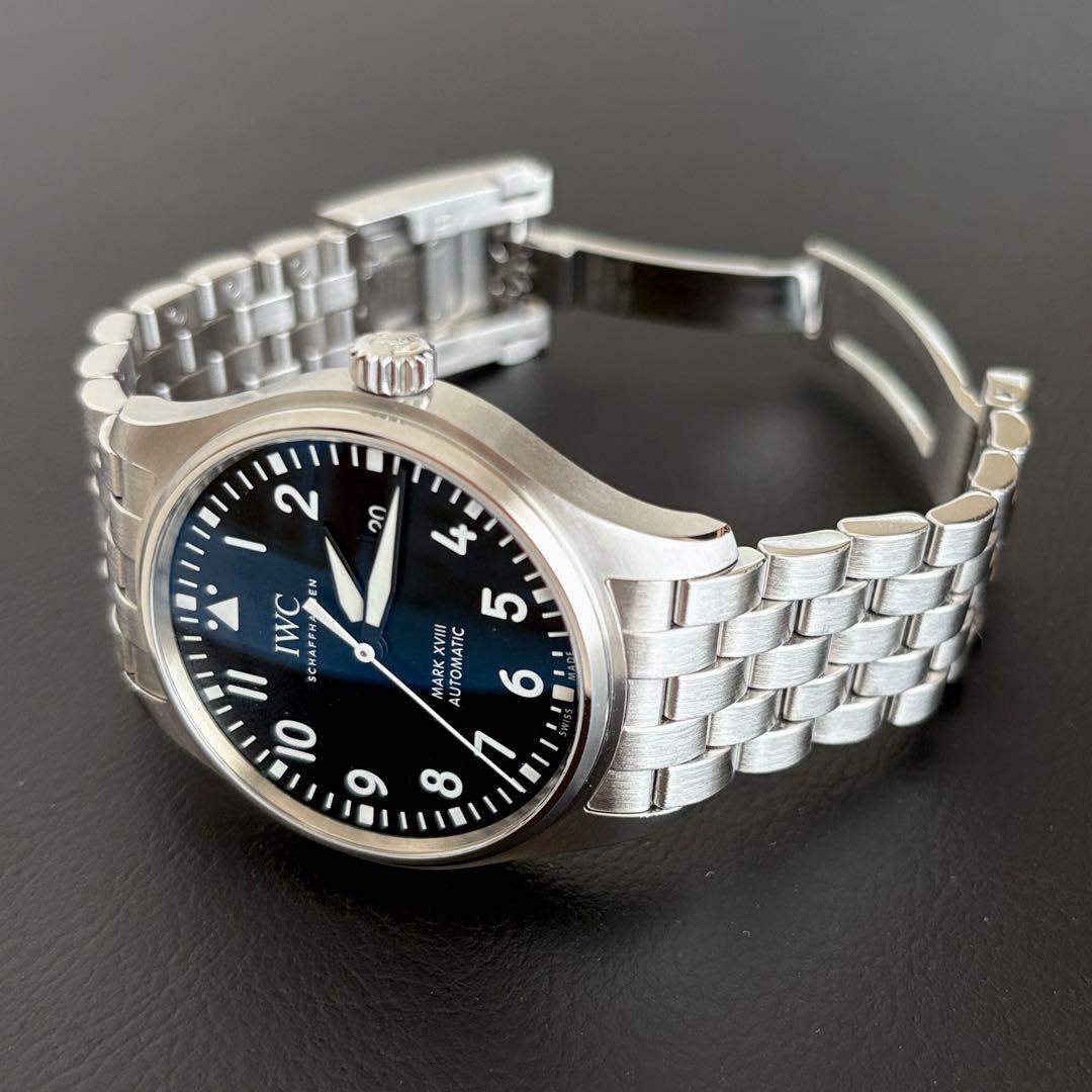 IWC マーク18 パイロットウォッチ 黒文字盤 フルセット