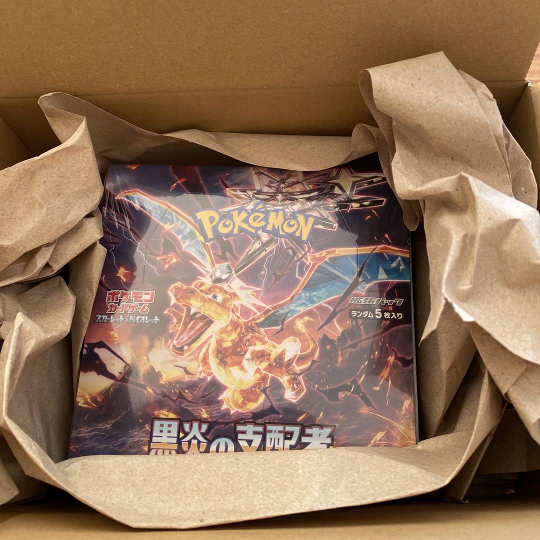 サ*手様 【未開封】ポケモンカード黒炎の支配者　1BOX シュリンク付き