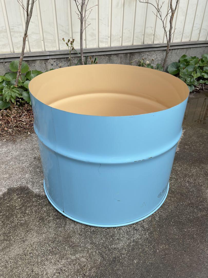 ドラム缶 半切り 縦半分 無加工 - メルカリ